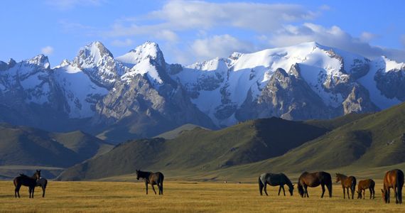 キルギスの山々